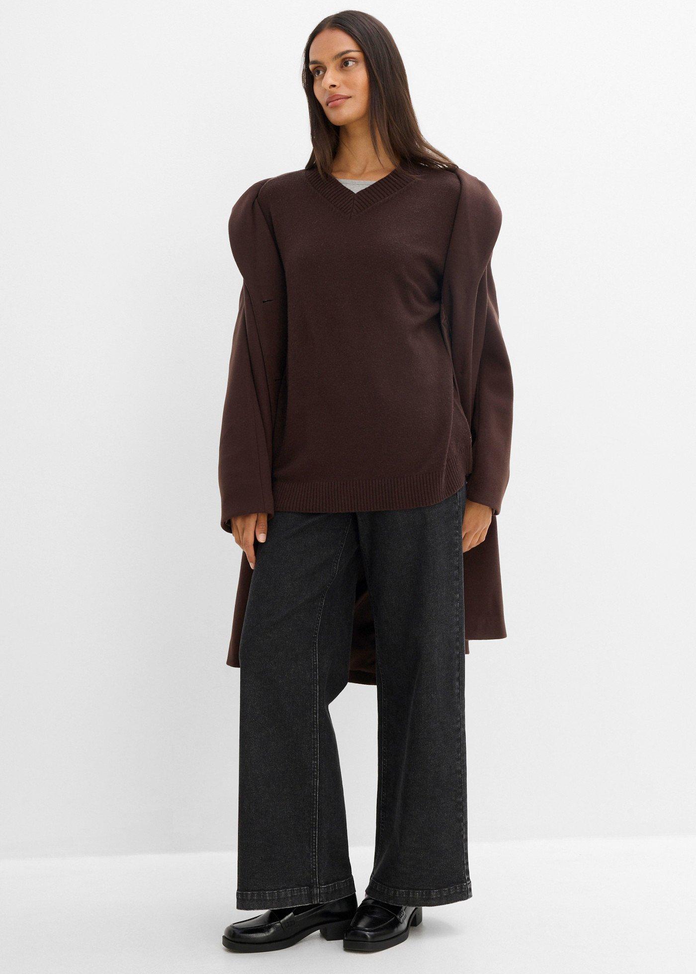 Sweter z mieszanki wiskozy - Bonprix