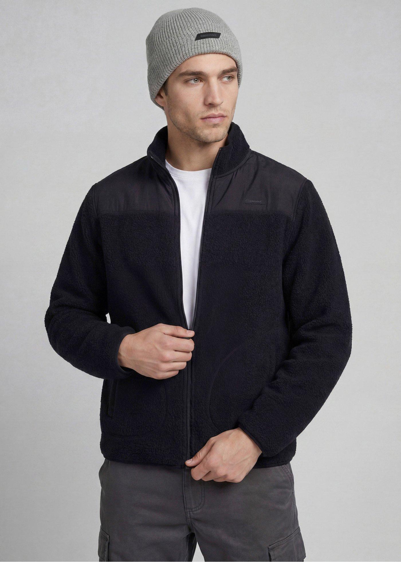 Bluza rozpinana z polaru baranka JJ REBEL - Bonprix