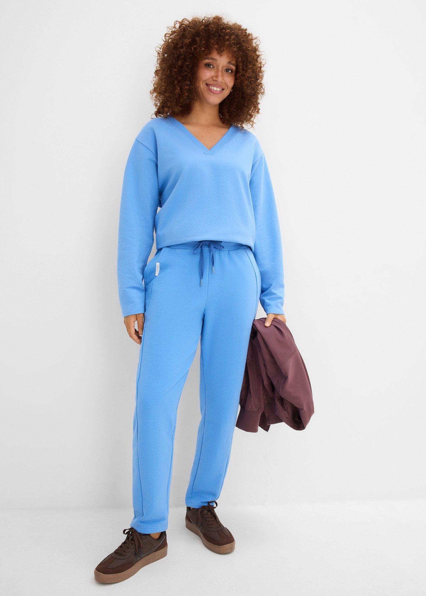 Bluza z elastycznej mieszanki bawełny - Bonprix
