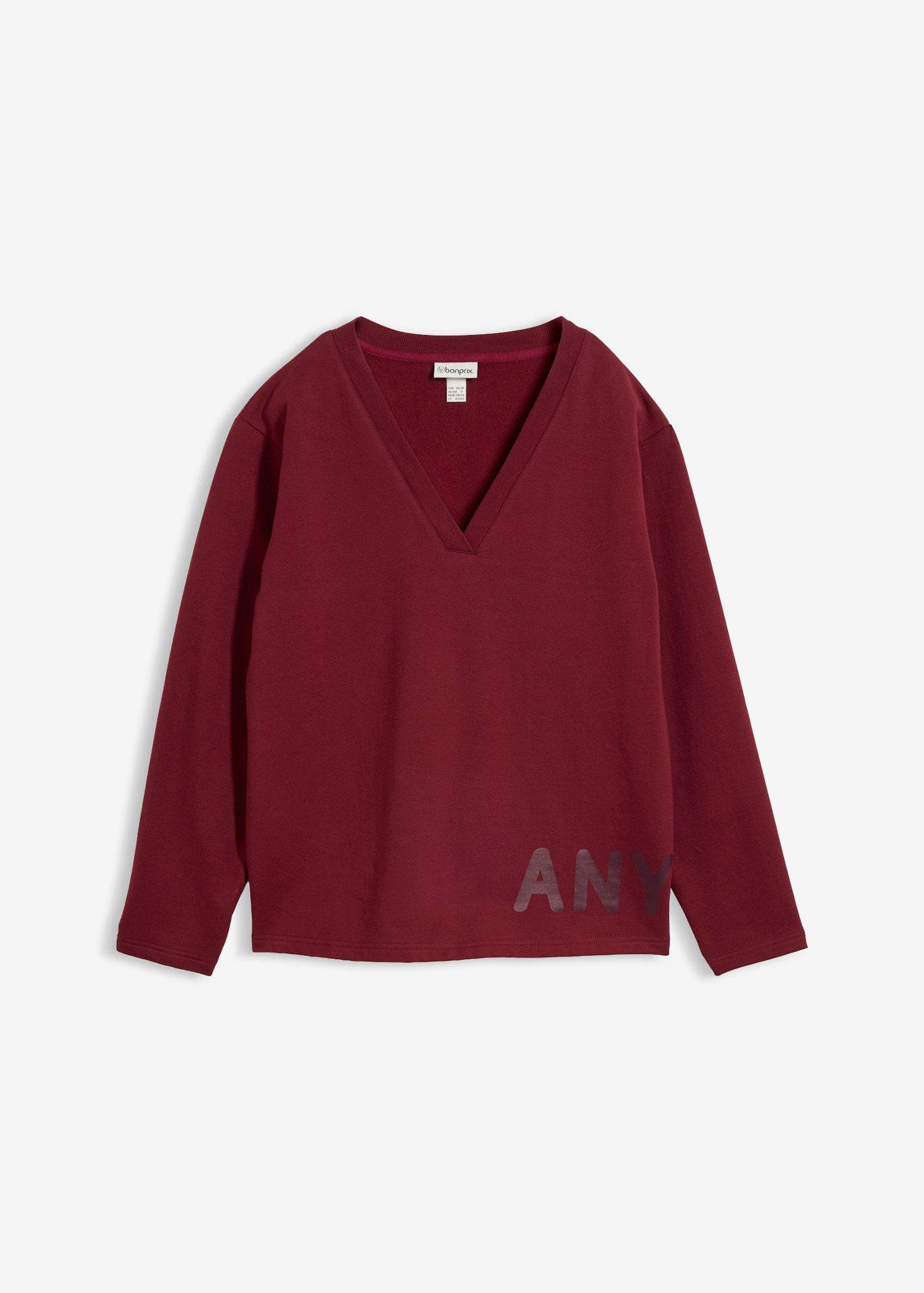 Sweat-shirt en coton extensible