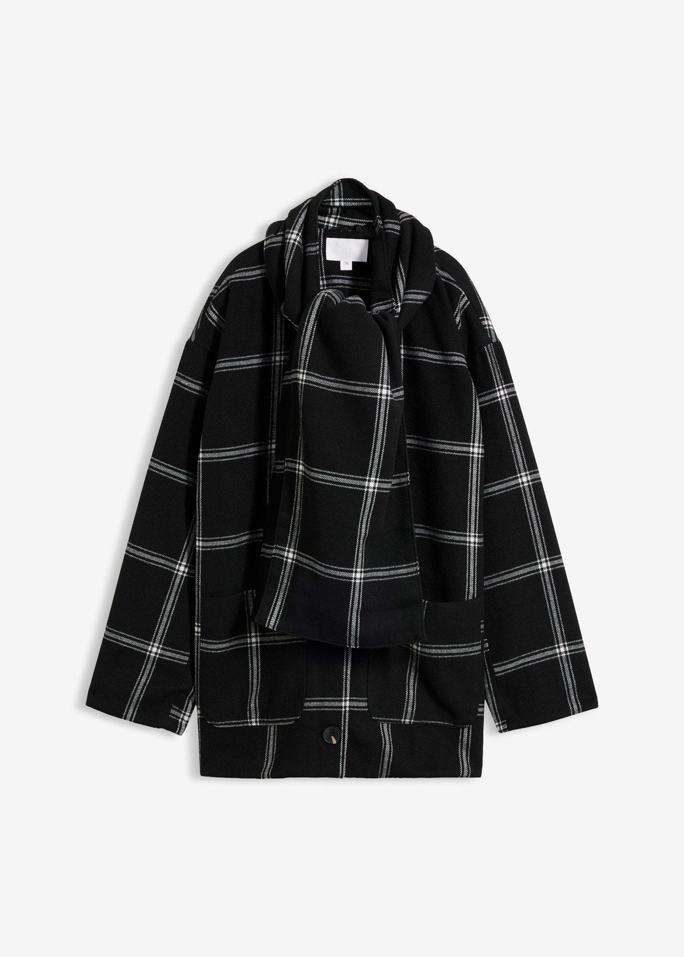 Veste de mi-saison à écharpe amovible