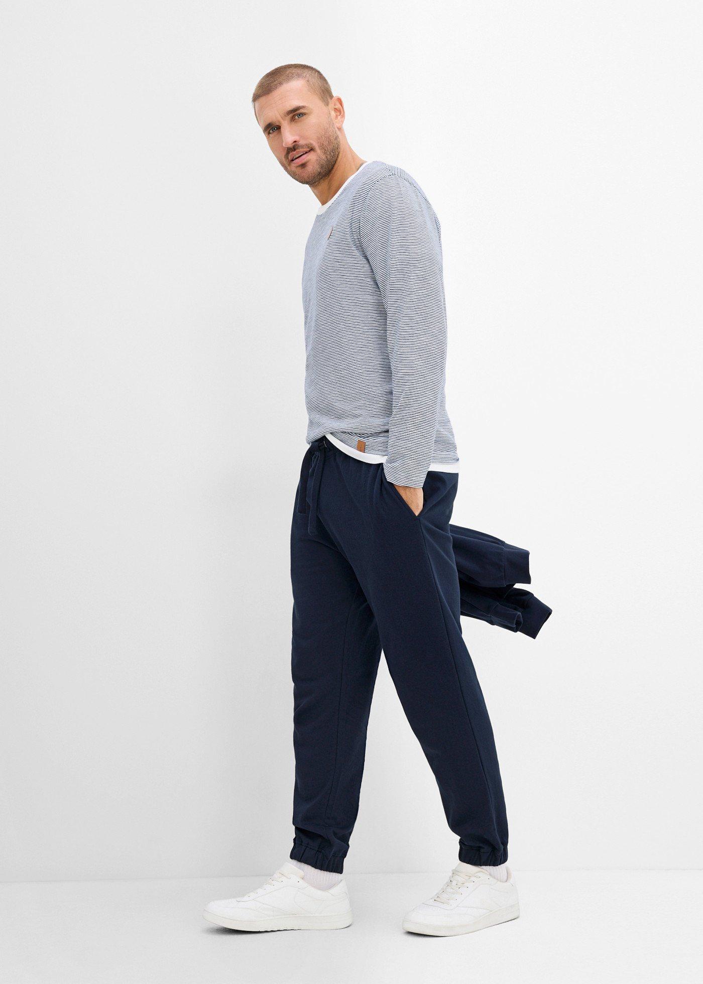 Spodnie sportowe loose fit - Bonprix