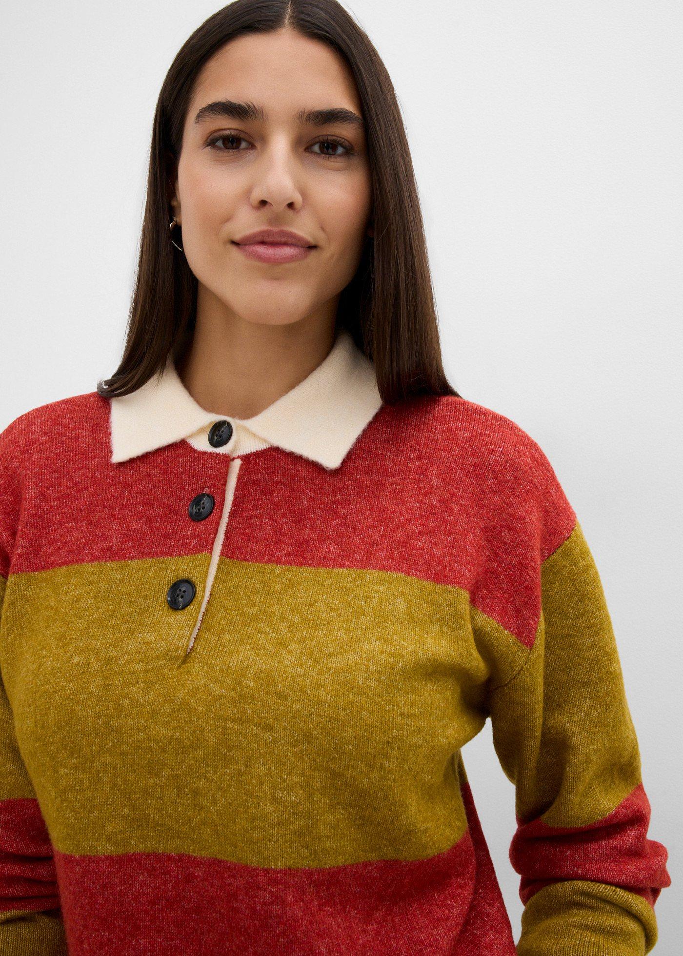 Sweter z domieszką wełny - Bonprix