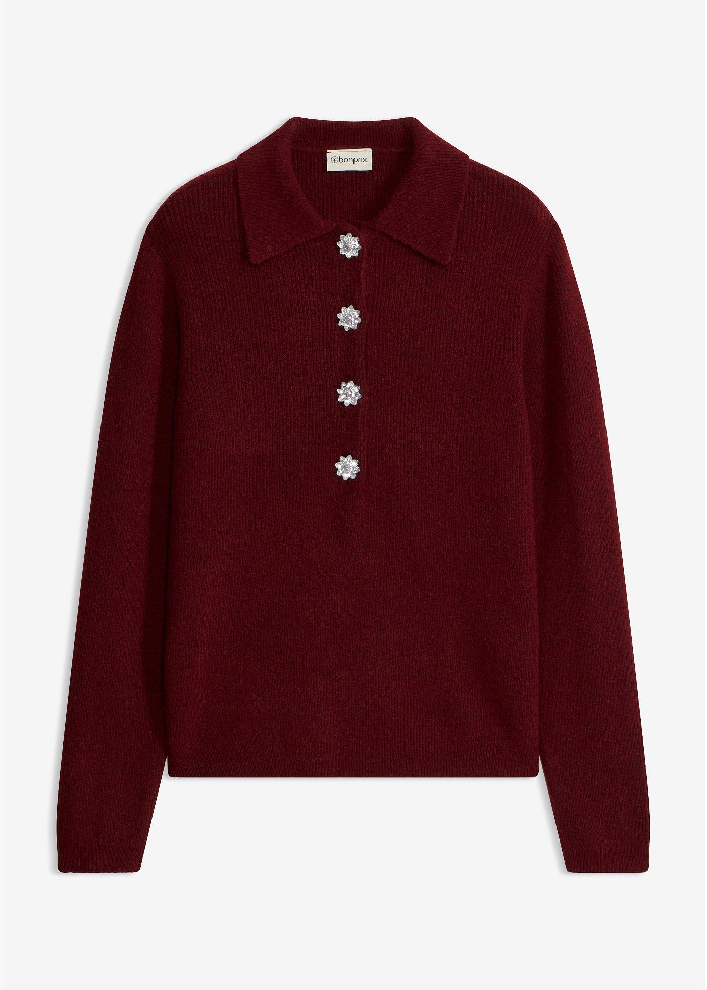 Pull polo avec laine