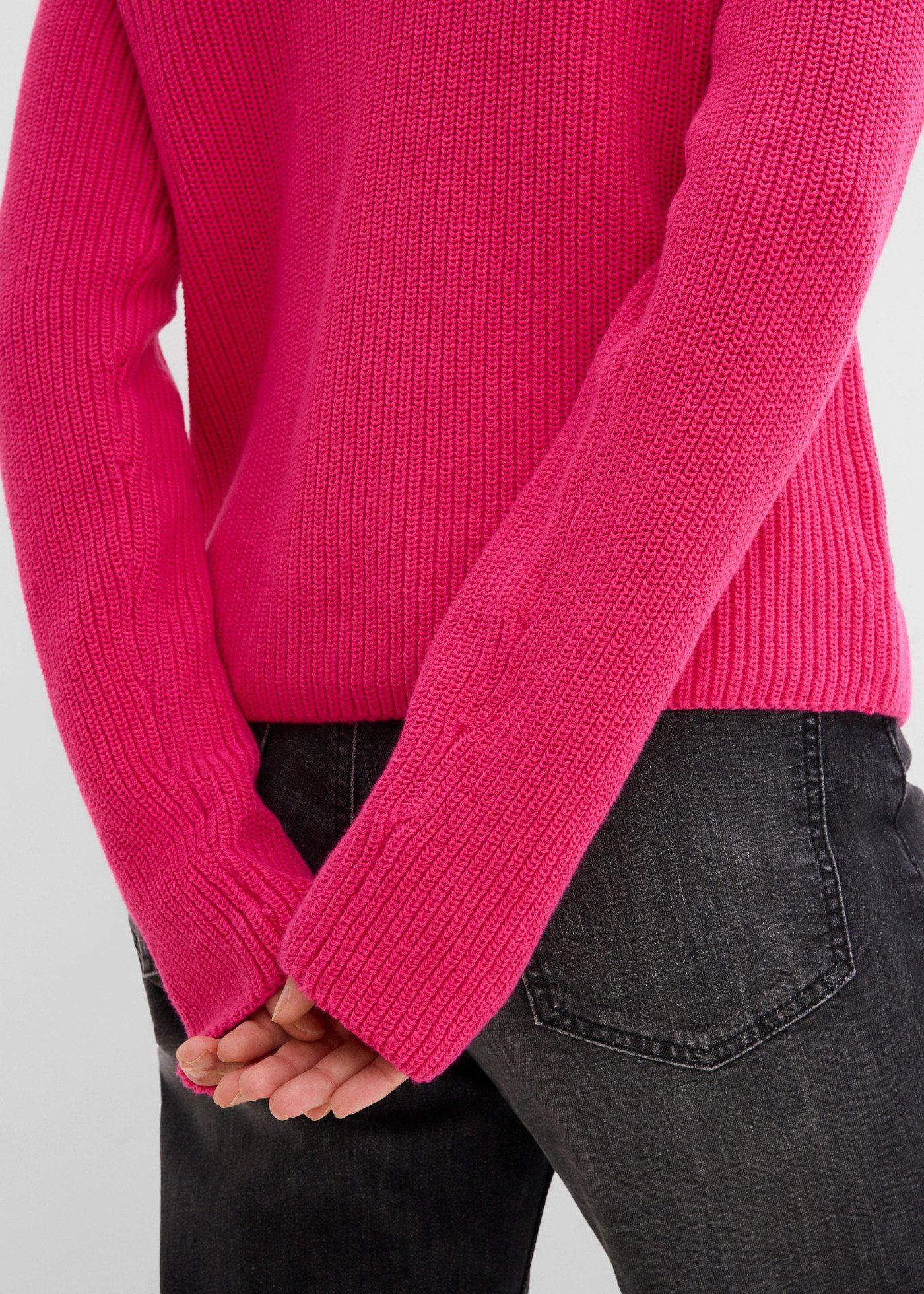 Sweter prążkowany z czystej bawełny organicznej - Bonprix