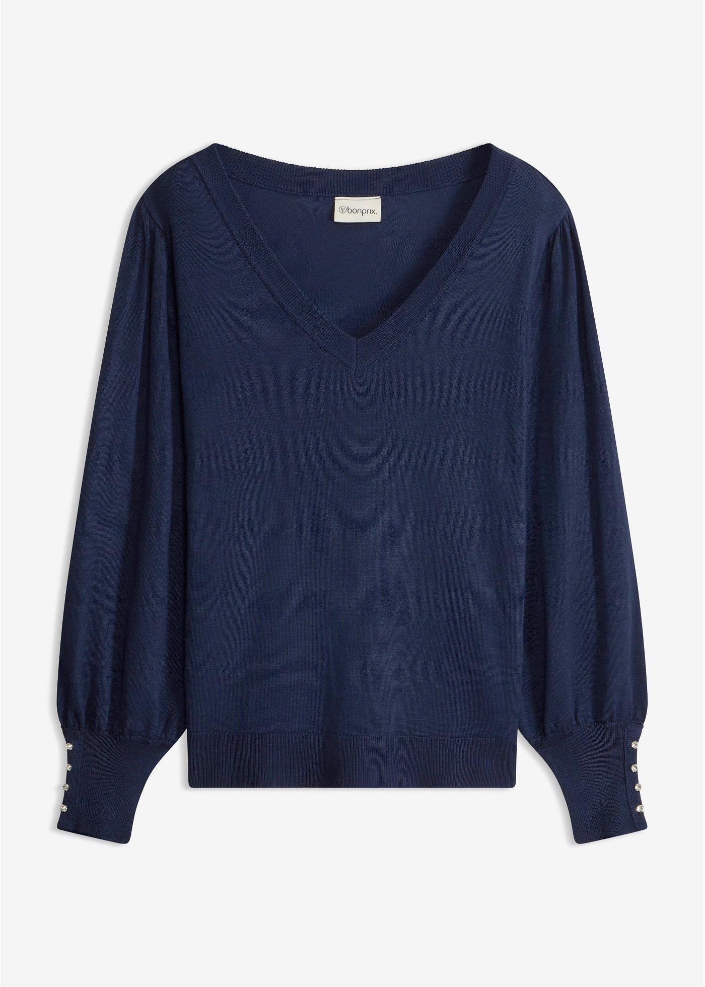 Pull en fine maille, viscose majoritaire