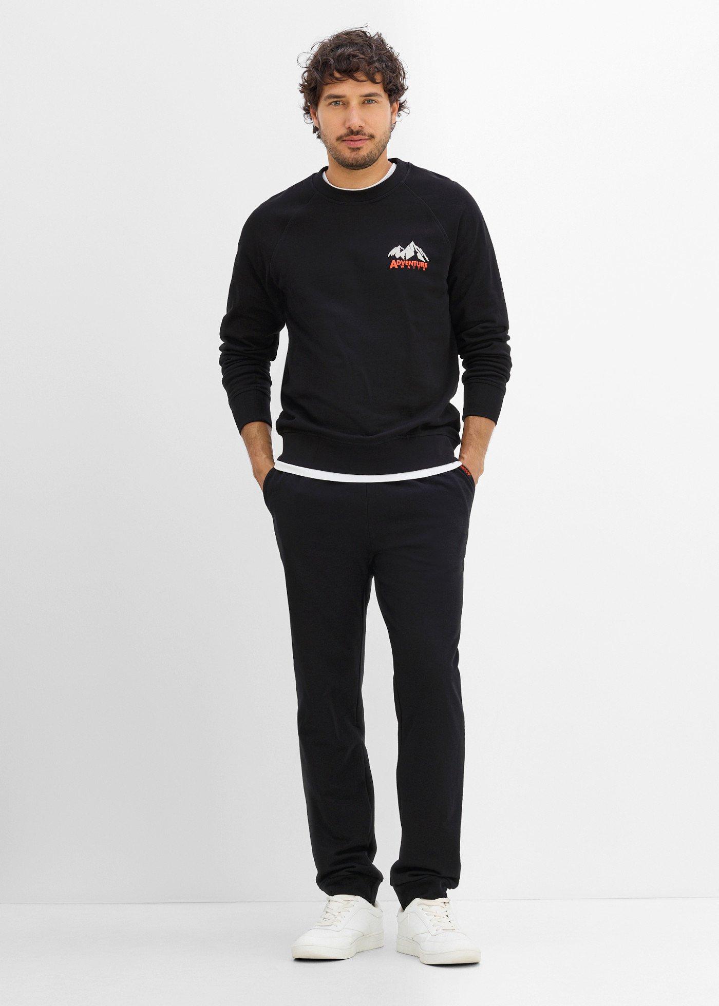 Spodnie dresowe regular fitr, prosta nogawka - Bonprix