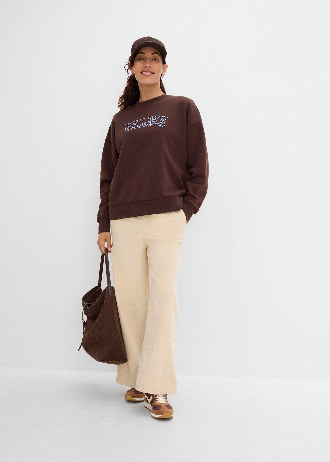 Bluza oversize z mieszanki bawełny - Bonprix