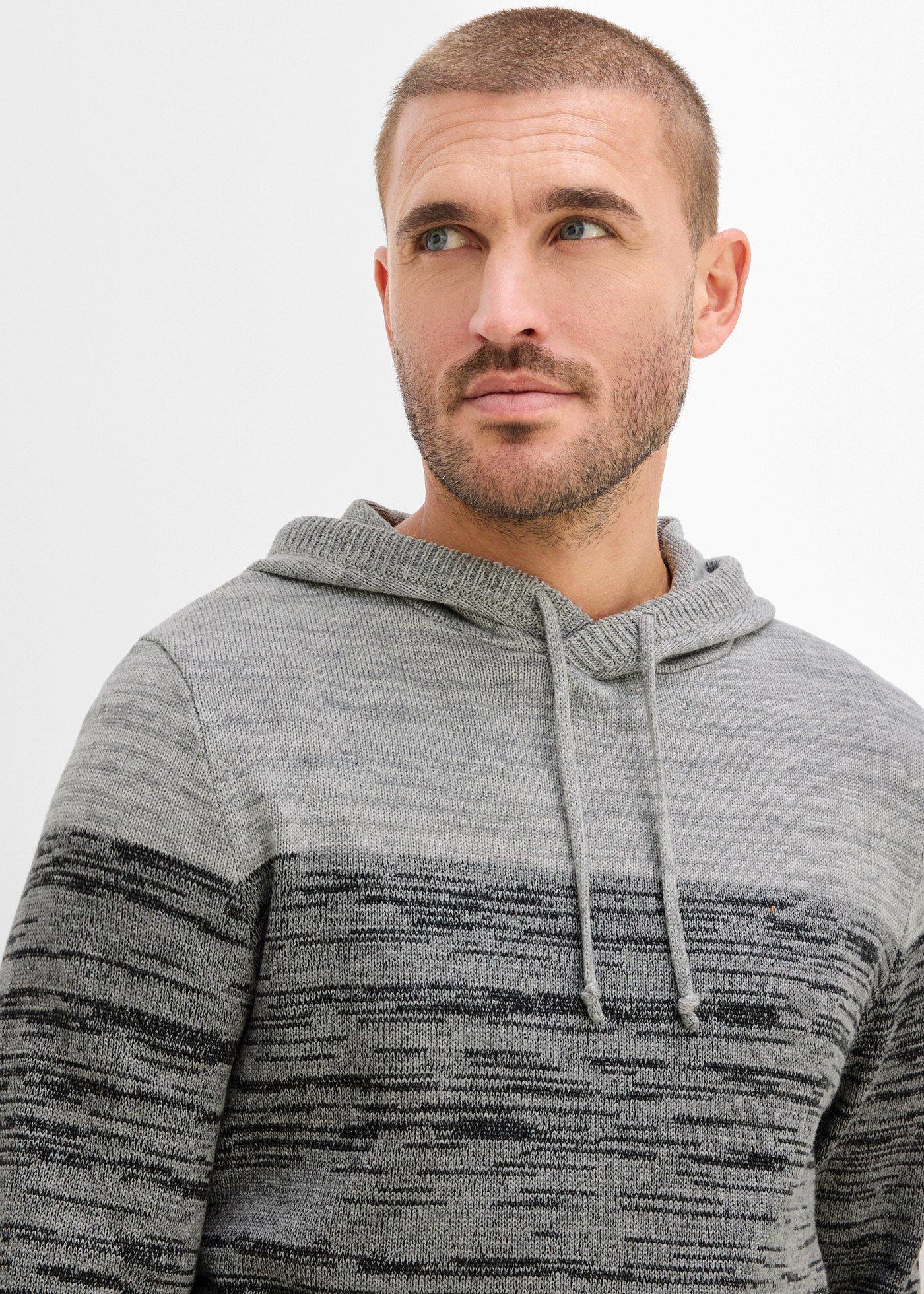 Sweter z cienkiej dzianiny z kapturem o kroju regular fit - Bonprix