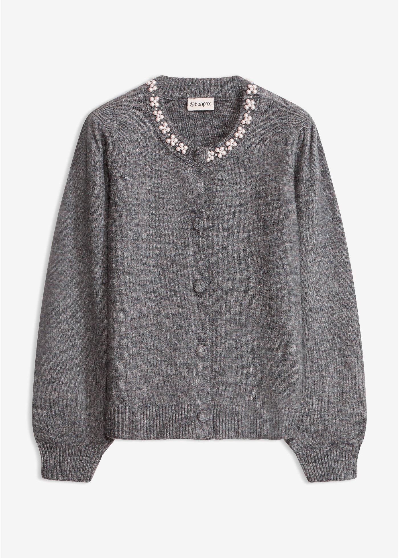 Gilet en maille à manches bouffantes