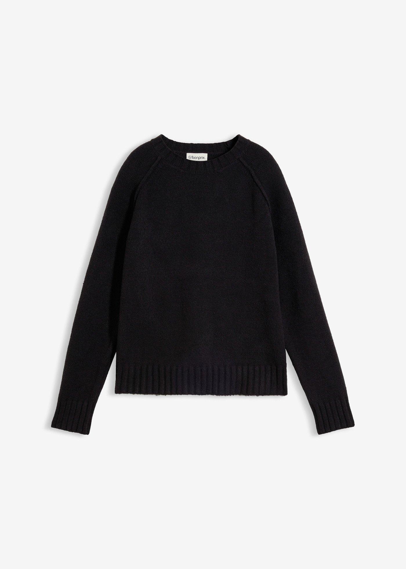 Pull en maille à manches raglan