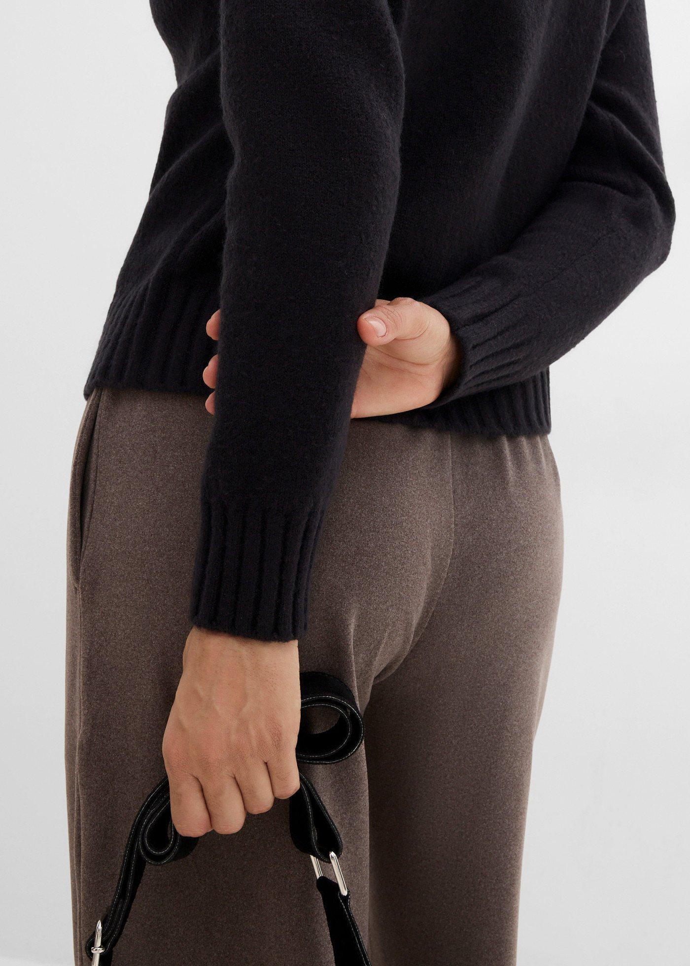 Sweter z dzianiny z raglanowymi rękawami - Bonprix