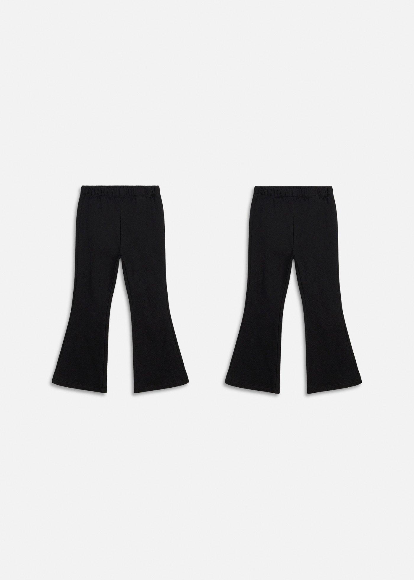 Legginsy temiczne o kroju bootcut (2 pary) - Bonprix