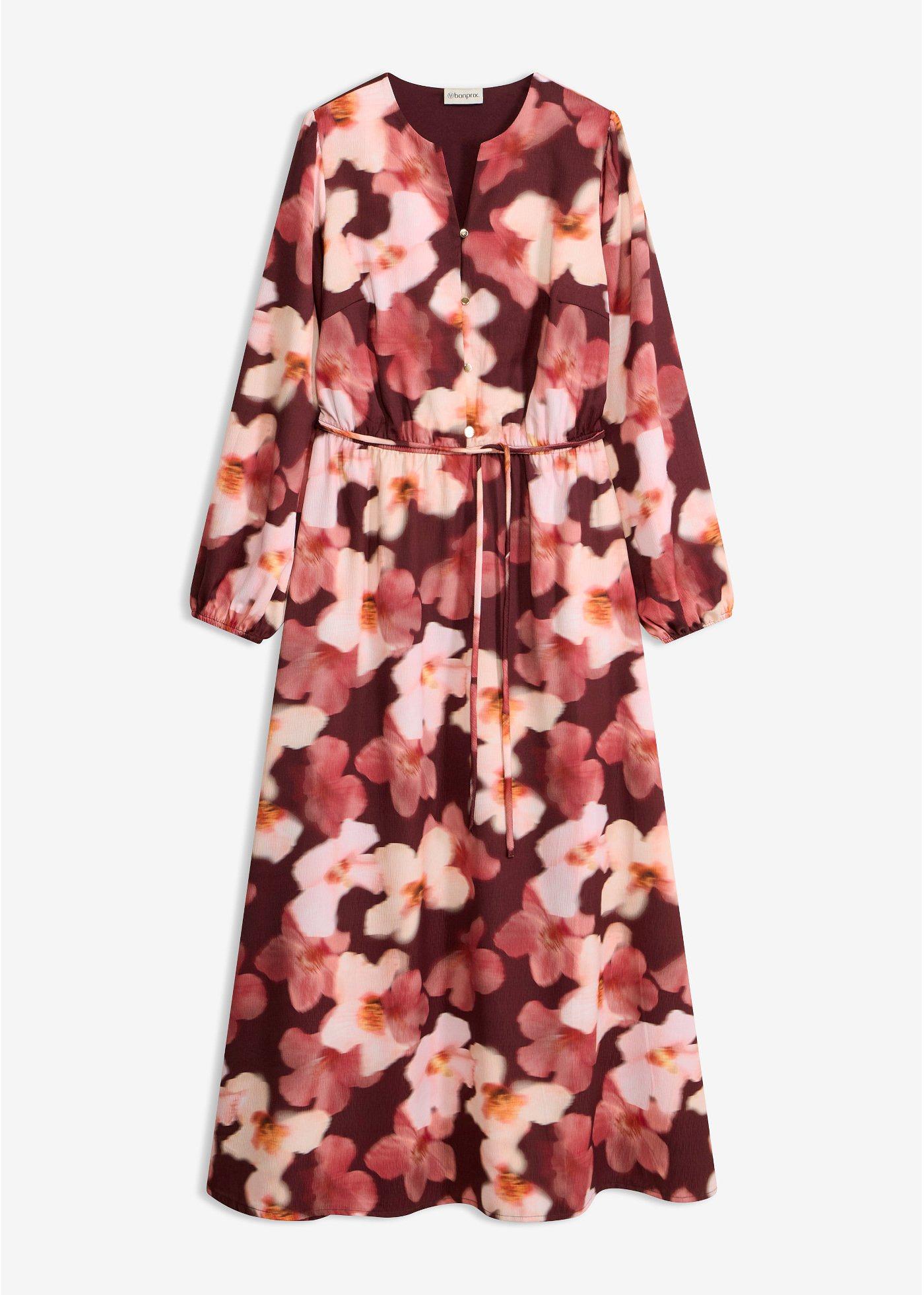 Robe longue avec jupe évasée