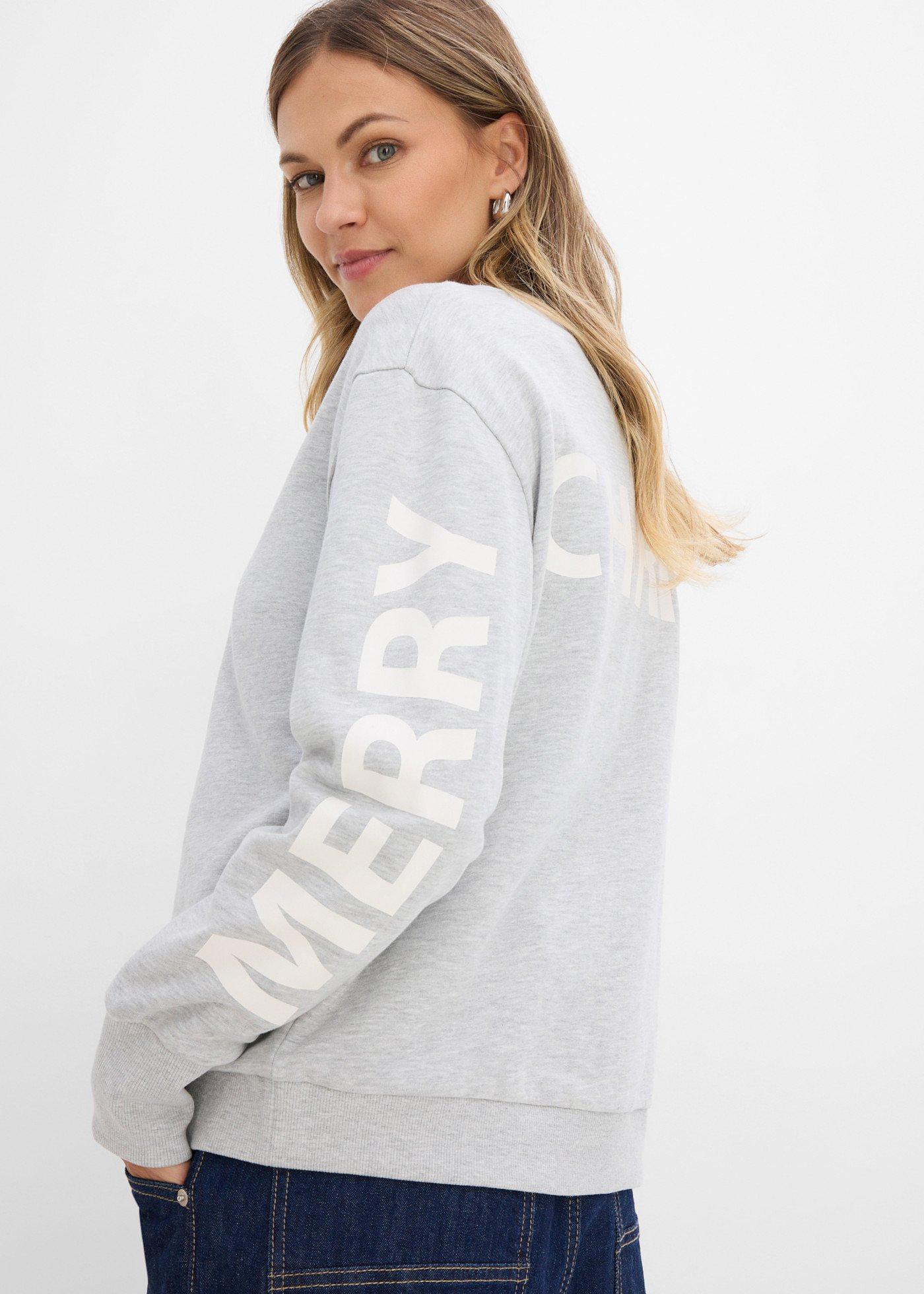 Bluza oversize z miękkiej mieszanki bawełny - Bonprix
