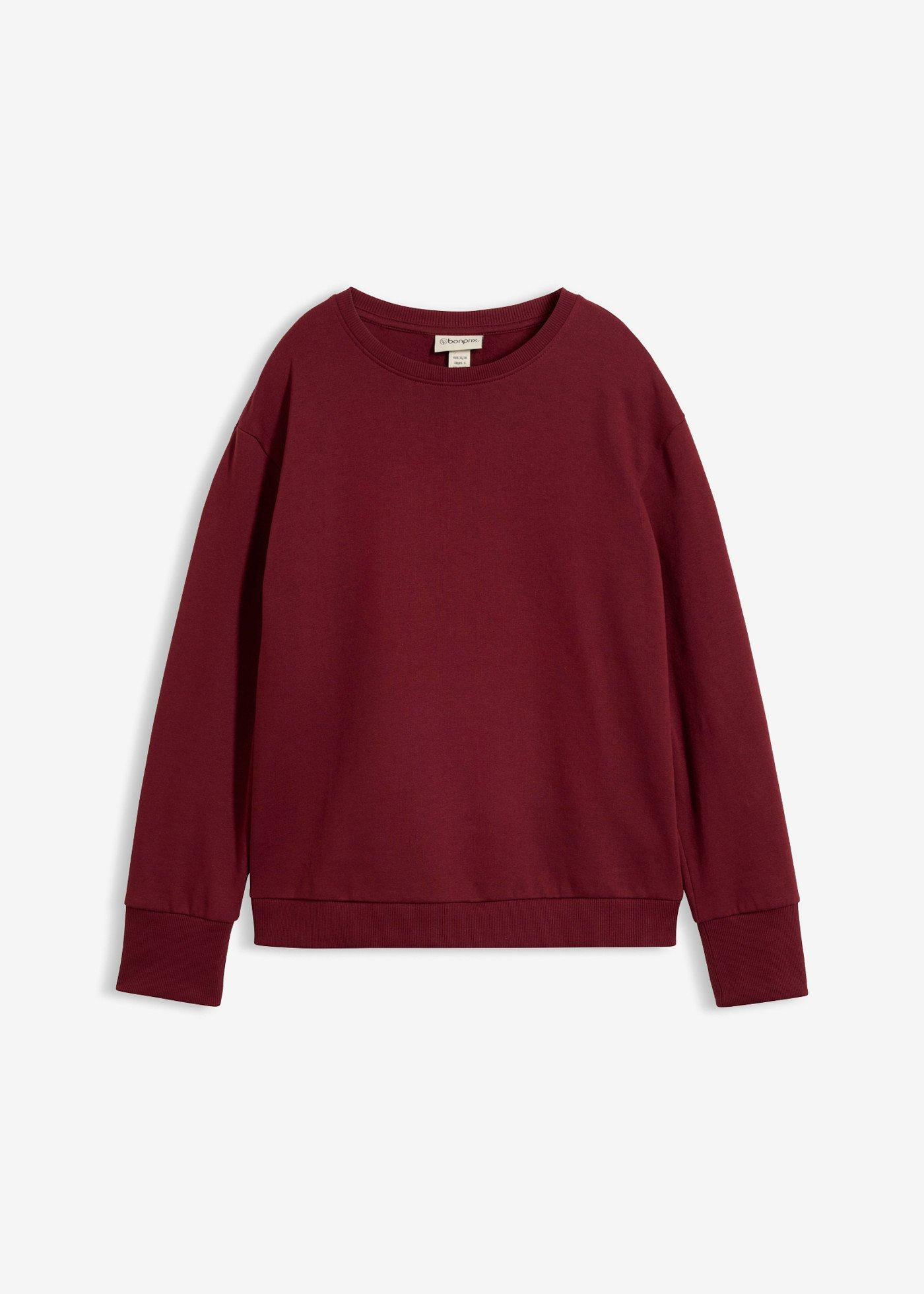Mikina oversize z mäkkého bavlneného mixu