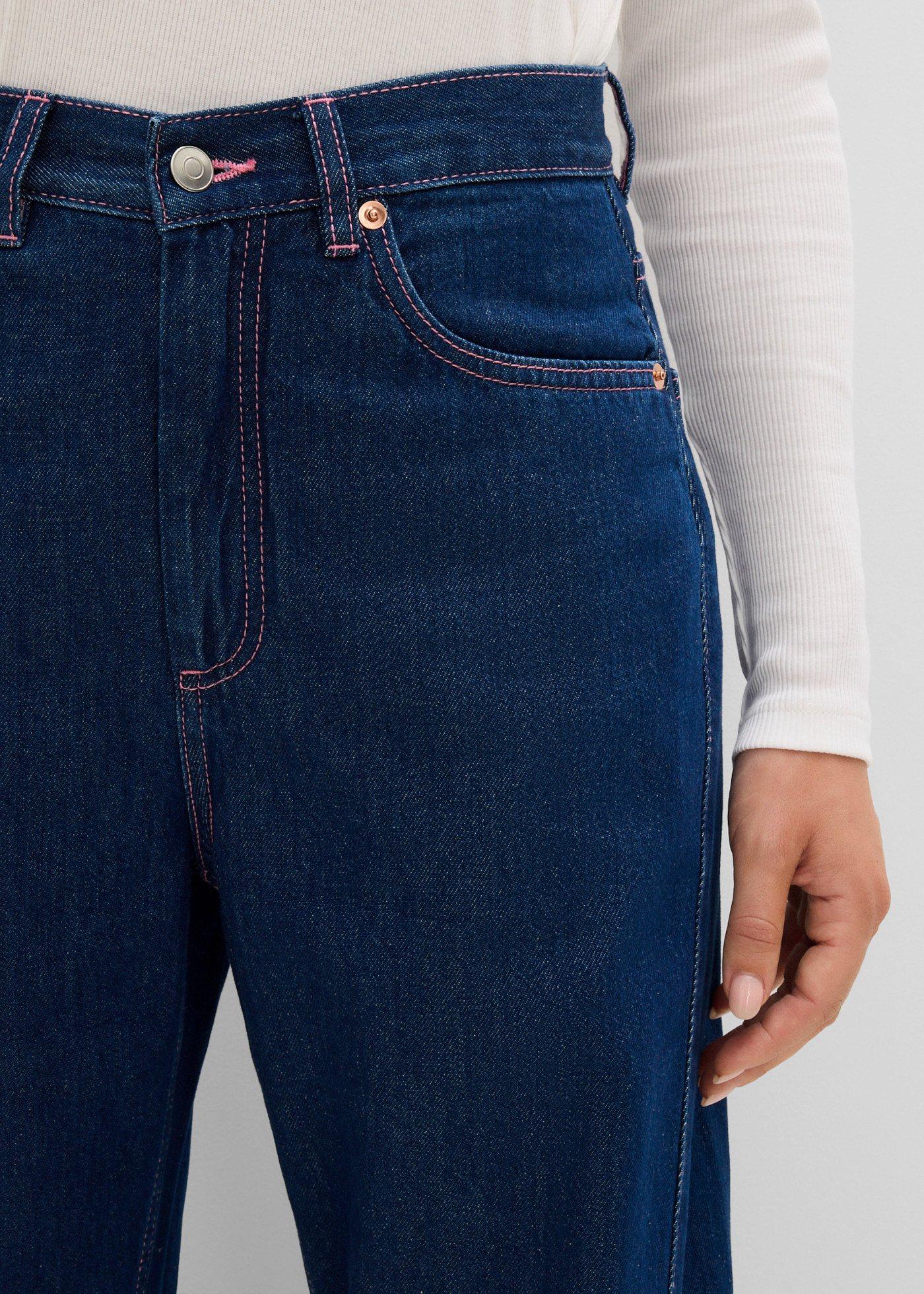 Jeansy o kroju balonowym, high waist - Bonprix