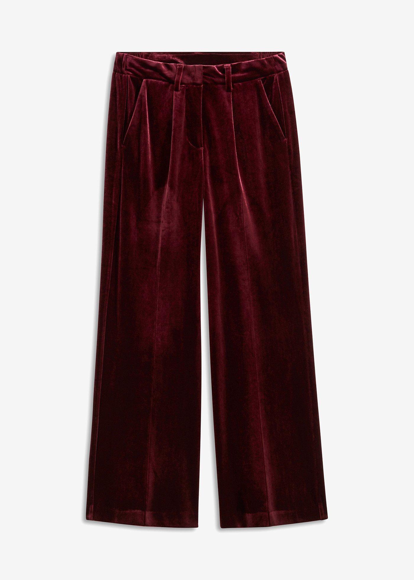 Pantaloni marlene din catifea moale