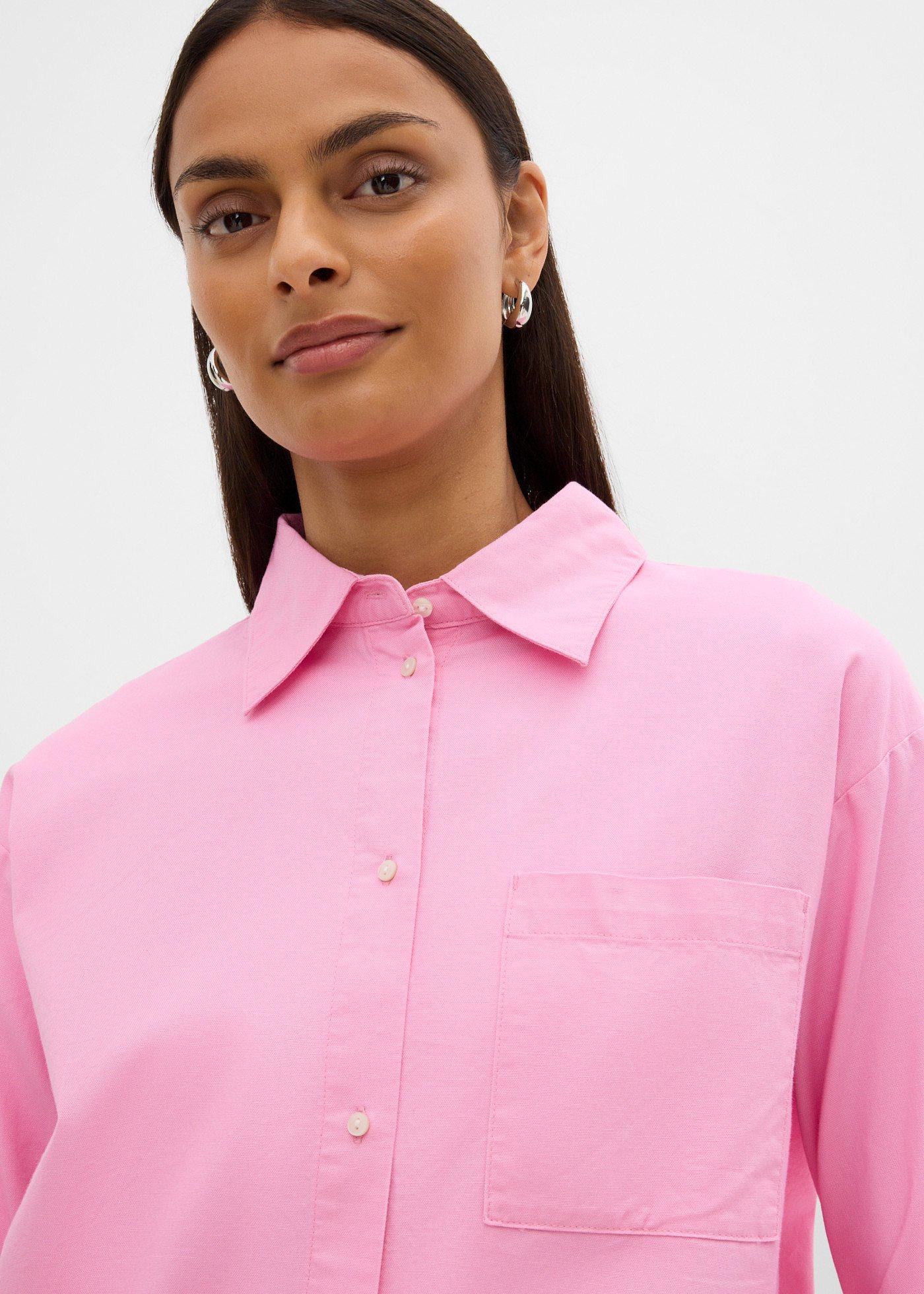 Bluzka oxford z czystej bawełny organicznej - Bonprix