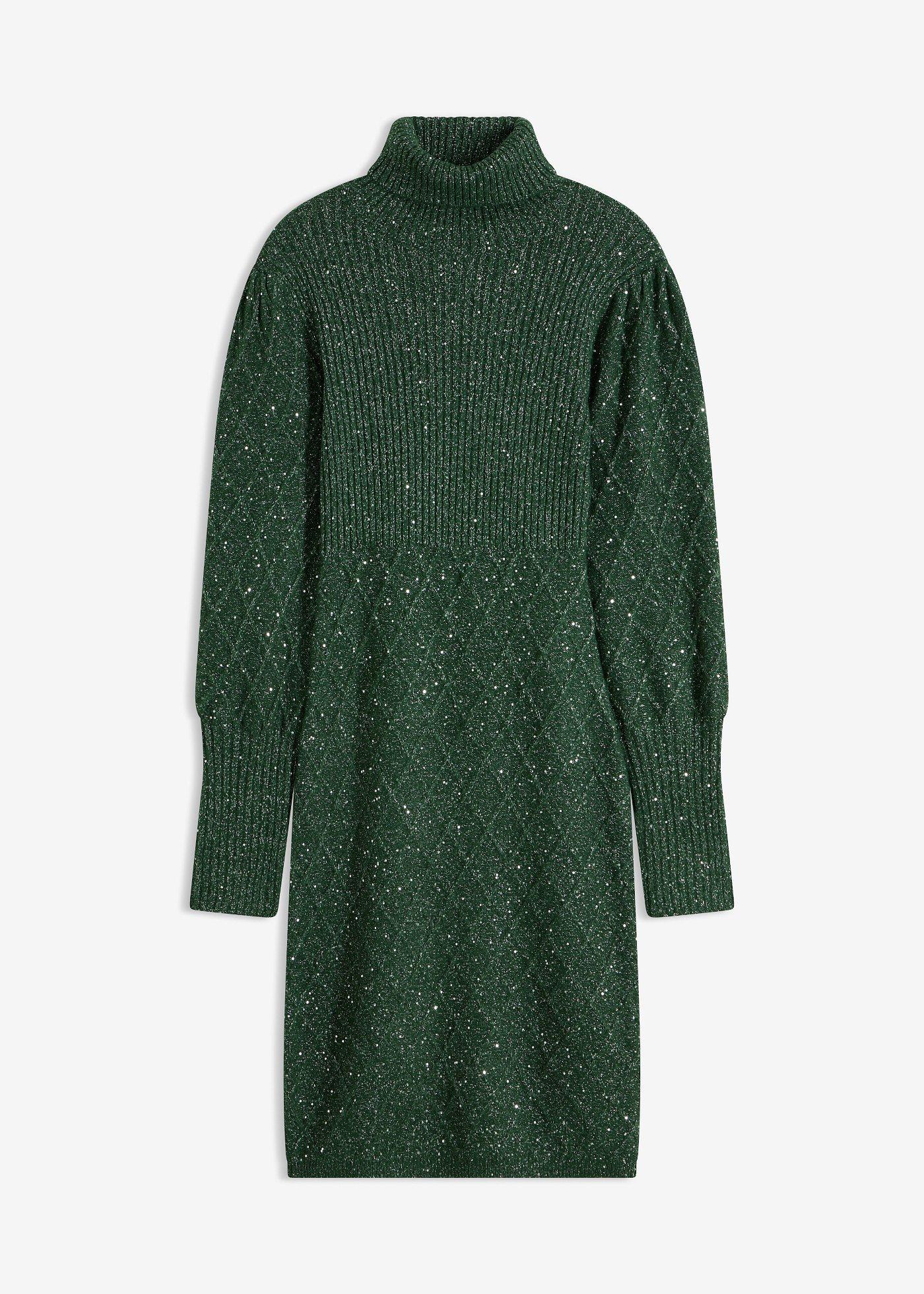 Rochie tricotată cu paiete
