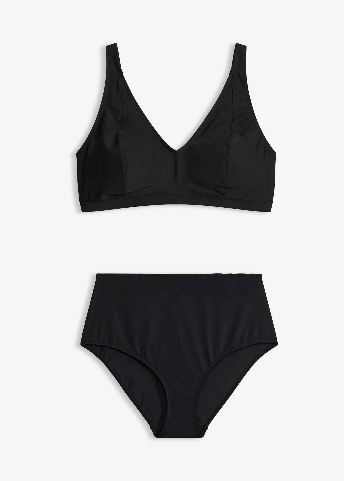 Costum de baie cu decolteu în V (set/2 piese)