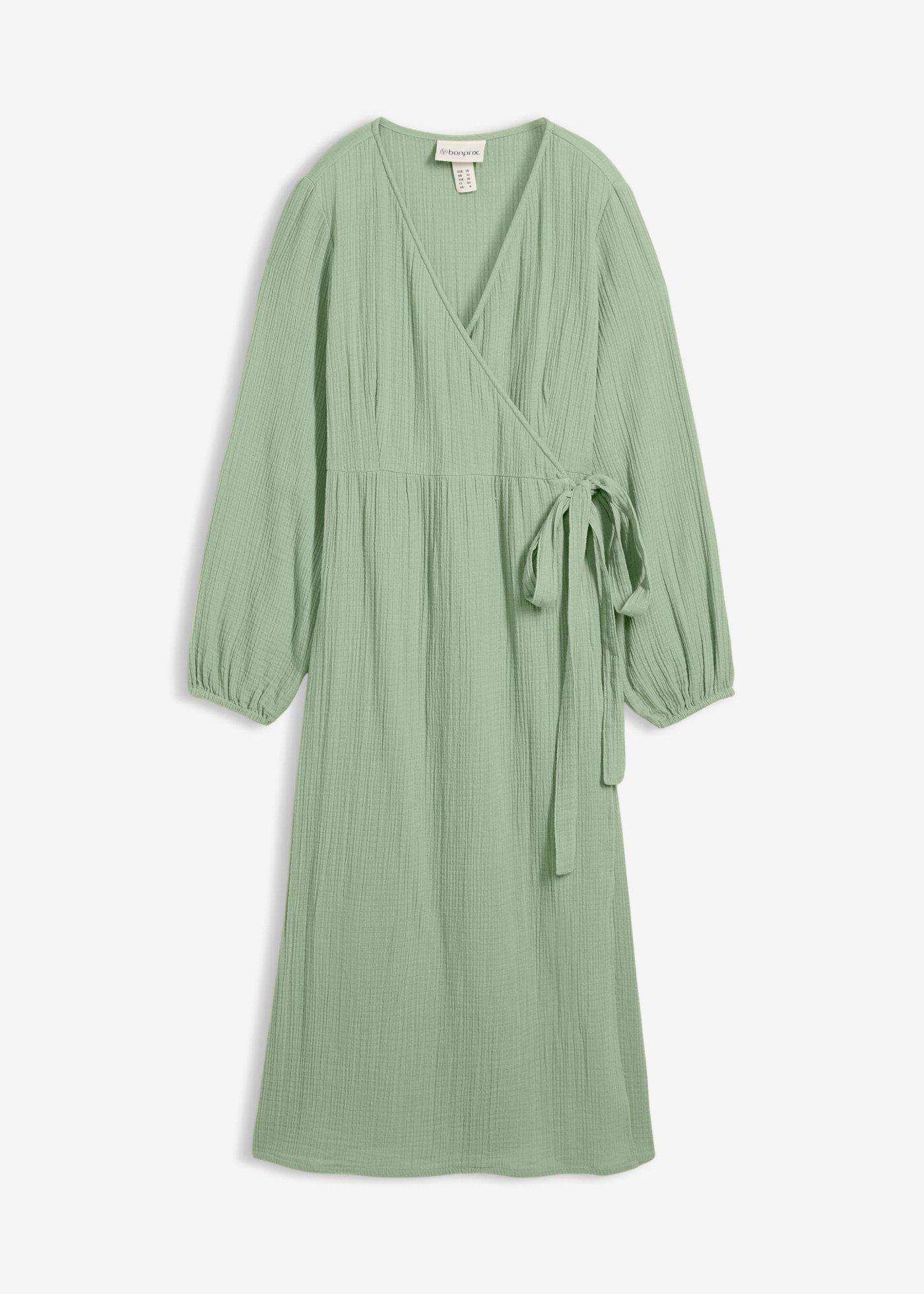 Rochie de gravide și alăptare 2 în 1 din muselină de bumbac