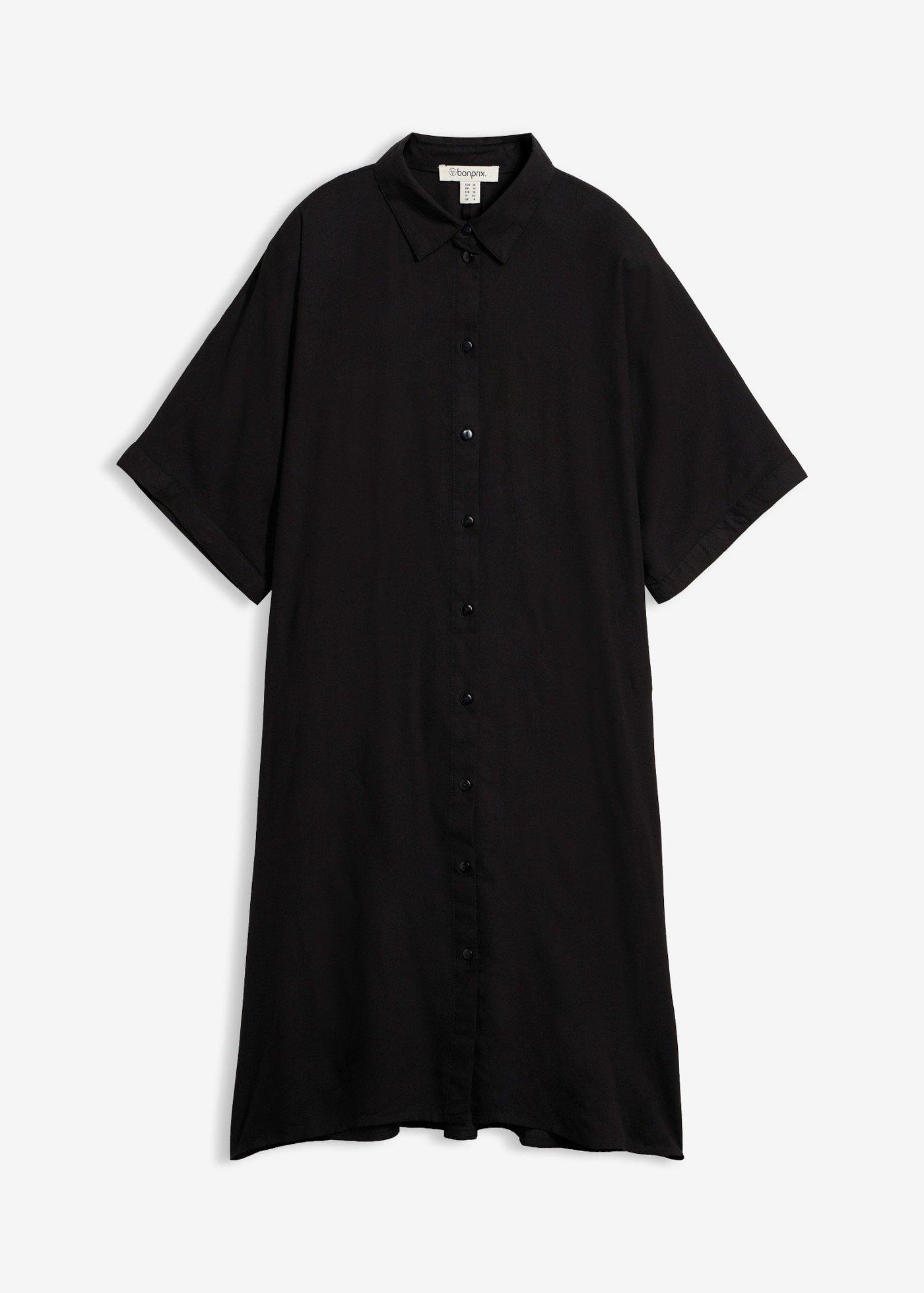 Rochie-cămașă din viscoză fină