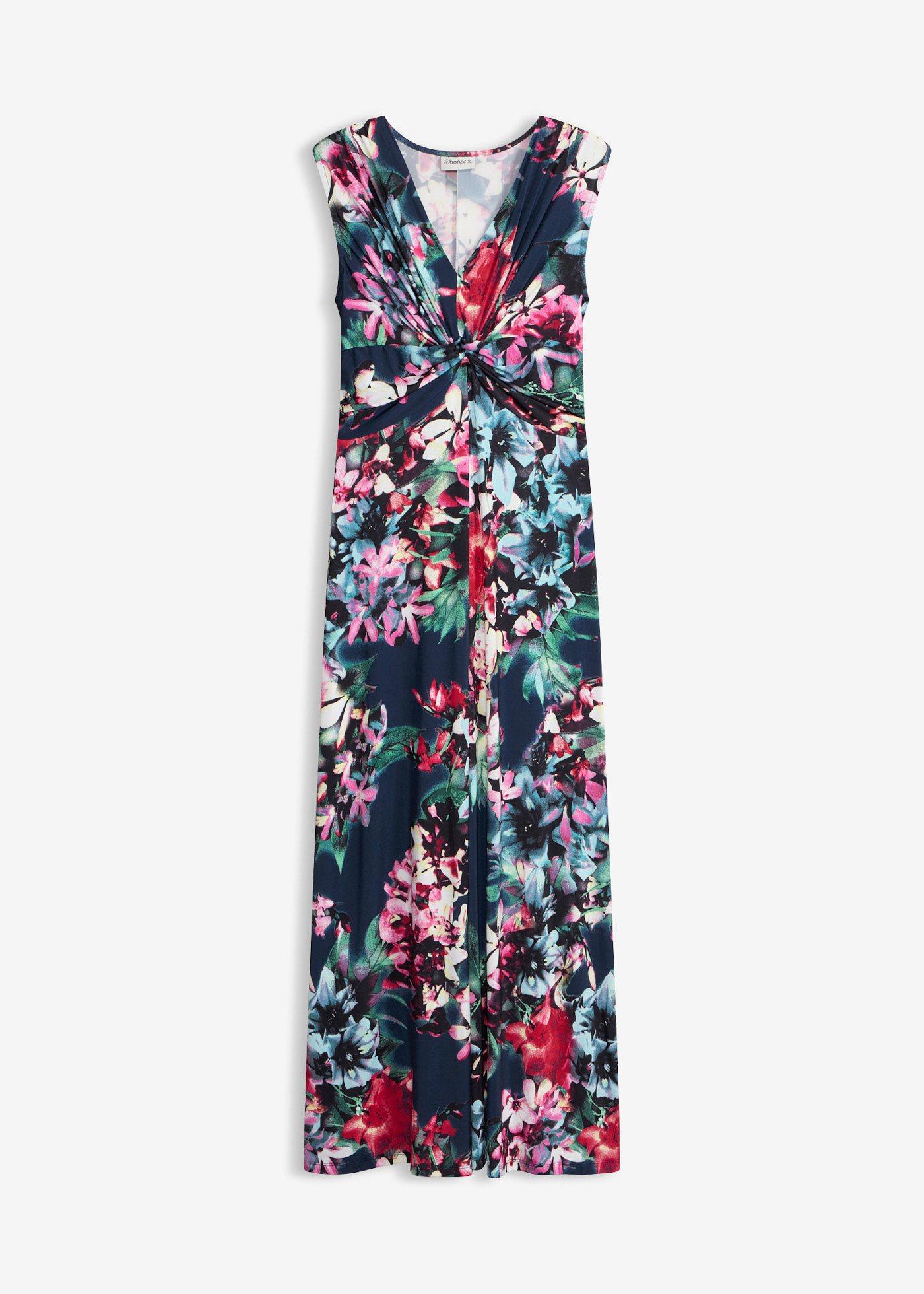 Rochie maxi cu nod decorativ