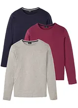Langarmshirt (3er Pack)