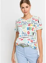 T-Shirt aus softem Viskose-Mix