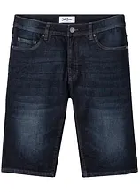 Stretch-Jeans-Bermuda mit verstärktem Schritt, Regular Fit