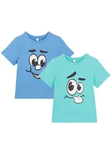 T-Shirt aus reiner Bio-Baumwolle (2er Pack)