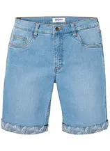 Stretch-Jeans-Bermuda, Regular Fit