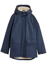 Regenjacke mit Teddyfutter