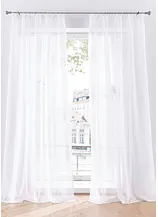 Gardine mit recyceltem Polyester und feiner Struktur (1er Pack)