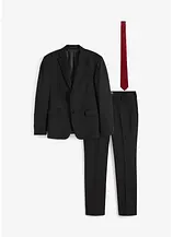 Anzug mit Krawatte  (3-tlg.Set), Regular Fit