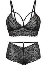 Bustier+Panty ouvert (2-tlg.Set)