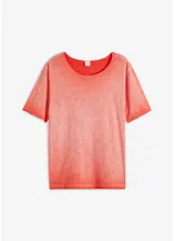 T-Shirt aus reiner Bio-Baumwolle in gewaschener Optik