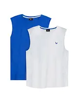 Muskelshirt (2er Pack) aus reiner Bio-Baumwolle