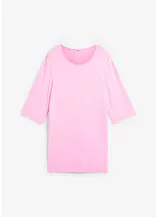 Funktions-Longshirt mit Schlitz, schnelltrocknend