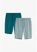Leichte Shirt-Bermuda (2er Pack)