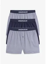 Boxershorts mit langem Bein (3er Pack)