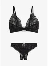 Bralette und String ouvert (2-tlg.Set)