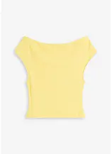 Off-Shoulder-Shirt aus reiner Bio-Baumwolle