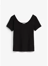 T-Shirt mit tiefem Rückenausschnitt