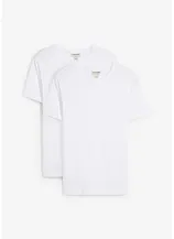 T-Shirt (2er Pack) aus reiner Bio-Baumwolle,  Slim fit