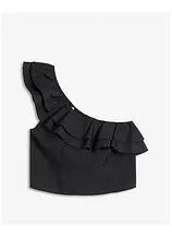 Bluse mit Ruffle