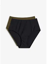 High waist Bikinihose (2er Pack)