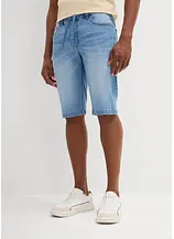 Leichte Long-Sweatjeans-Bermuda, Regular Fit