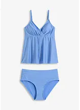 Tankini (2-tlg.Set) aus glänzendem Material